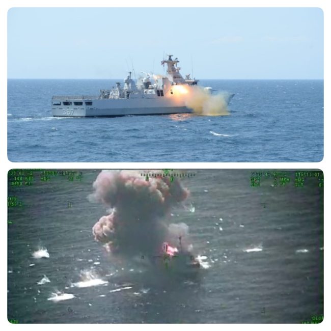 Wow!.. TNI Berhasil Hancurkan Musuh dengan Peluru Kendali Exocet MM 40 Block-3 7 20190908 104730
