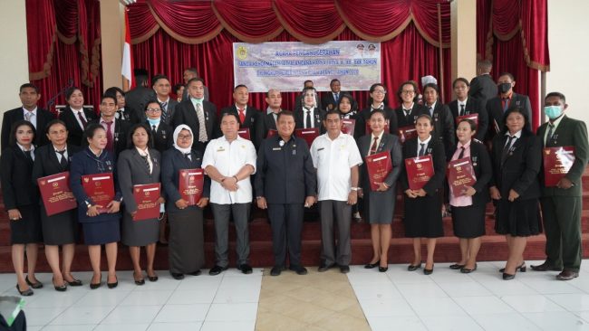 156 ASN Terima Satyalancana Karya Satya, Sekda Kota Kupang: Ini Bentuk Penghargaan Pemerintah RI 9 IMG 20201111 WA0210