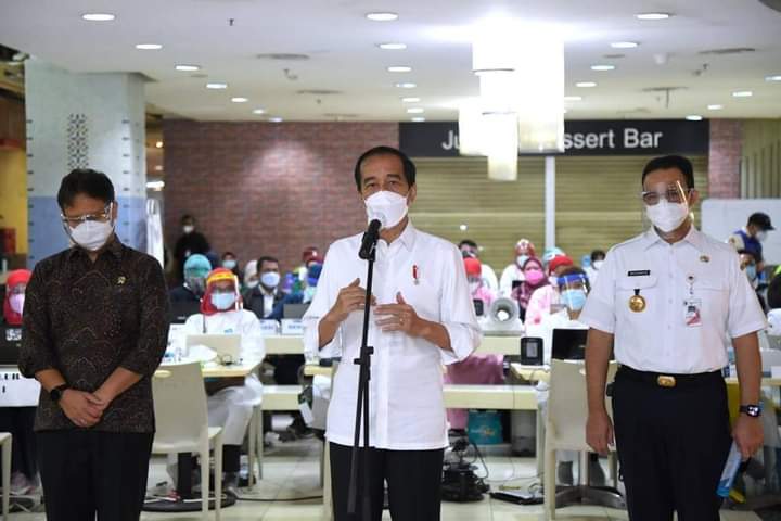 Presiden Jokowi : Vaksinasi Massal Pedagang Pasar Tanah Abang Sudah Berjalan Dengan Baik 4 IMG 20210217 WA0224