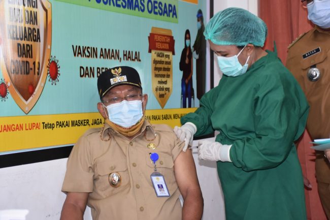 Wawali Kota Kupang Tegaskan Fokus Vaksinasi Pada Kelurahan 8 IMG 20210810 WA0320
