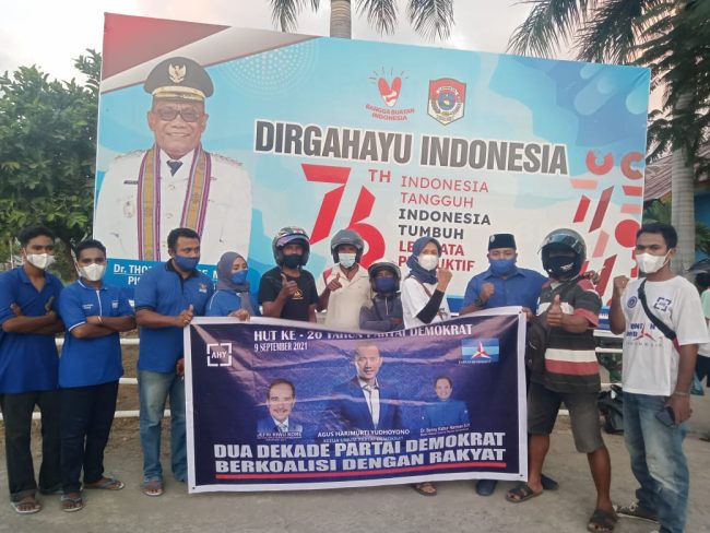 Demokrat dan BMI Lembata Berbagi Masker dan Air Bersih Untuk Para Pengungsi 7 IMG 20210824 WA0188