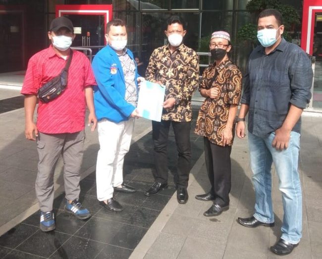 MPO KNPI Sambangi KPK dan Mabes Polri, Melapor Terkait Donasi Gala Sky 3 IMG 20211209 WA0206