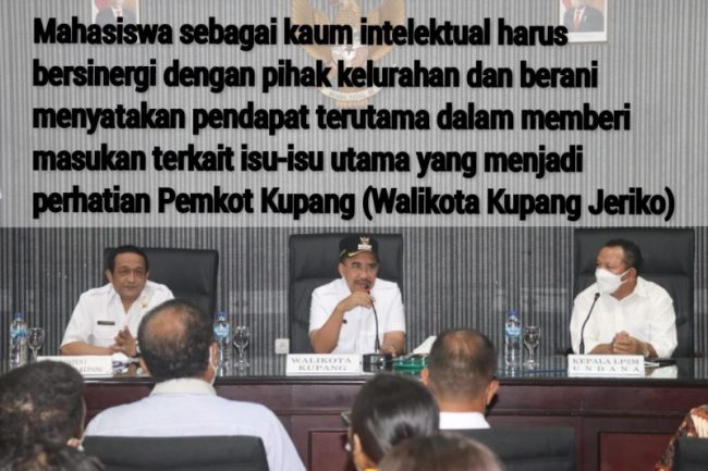 Lepas 500 Mahasiswa KKN Undana, Wali Kota Kupang Minta Mahasiswa Bersinergi dengan Kelurahan 5 IMG 20220415 WA0072