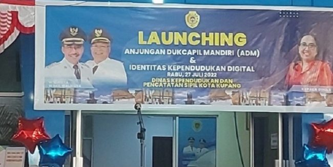 Dekatkan Pelayanan Publik Walikota Kupang Launching Mesin Anjungan Dukcapil Mandiri 7 20220728 085210