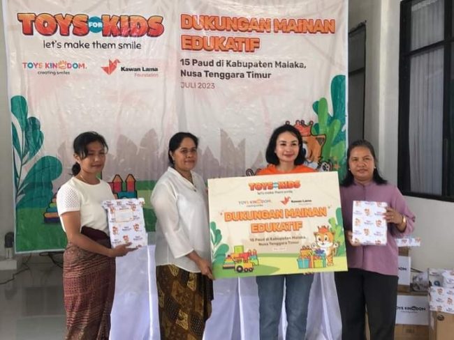 Bunda Paud Malaka: Terima Kasih Toys Kingdom dan Kawan Lama Foundation 7 IMG 20230718 WA0310