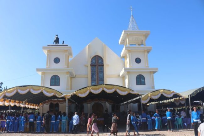 Kampung Toleransi Miliki Gedung Gereja Yang Baru, Uskup Agung Kupang Bersama Bupati Kupang Inginkan Kebersamaan 6 IMG 20230805 WA0097