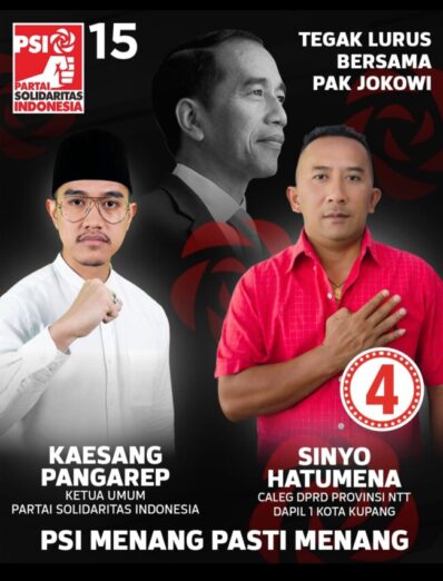 Sinyo Hatumena, Politisi Muda PSI Angkat Bicara Terkait "Politik Adalah Jalan Ninja Kita" ala Kaesang Pangarep 1 IMG 20231016 WA0038 e1697429080981