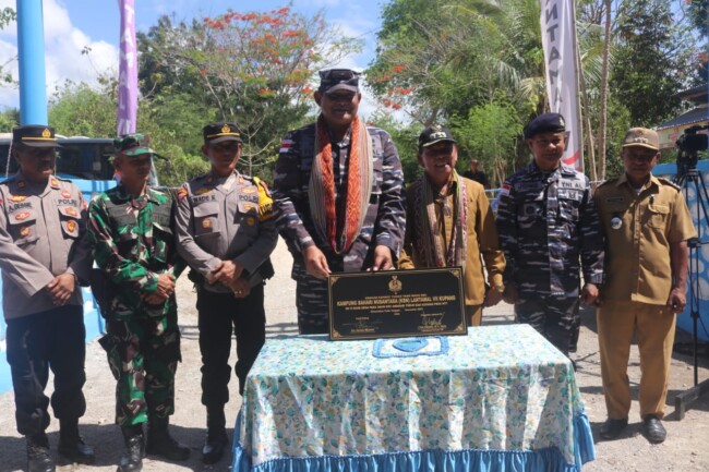Peresmian Kampung Bahari Nusantara Oleh TNI AL dan Pemda Kabupaten Kupang 3 IMG 20231205 WA0072