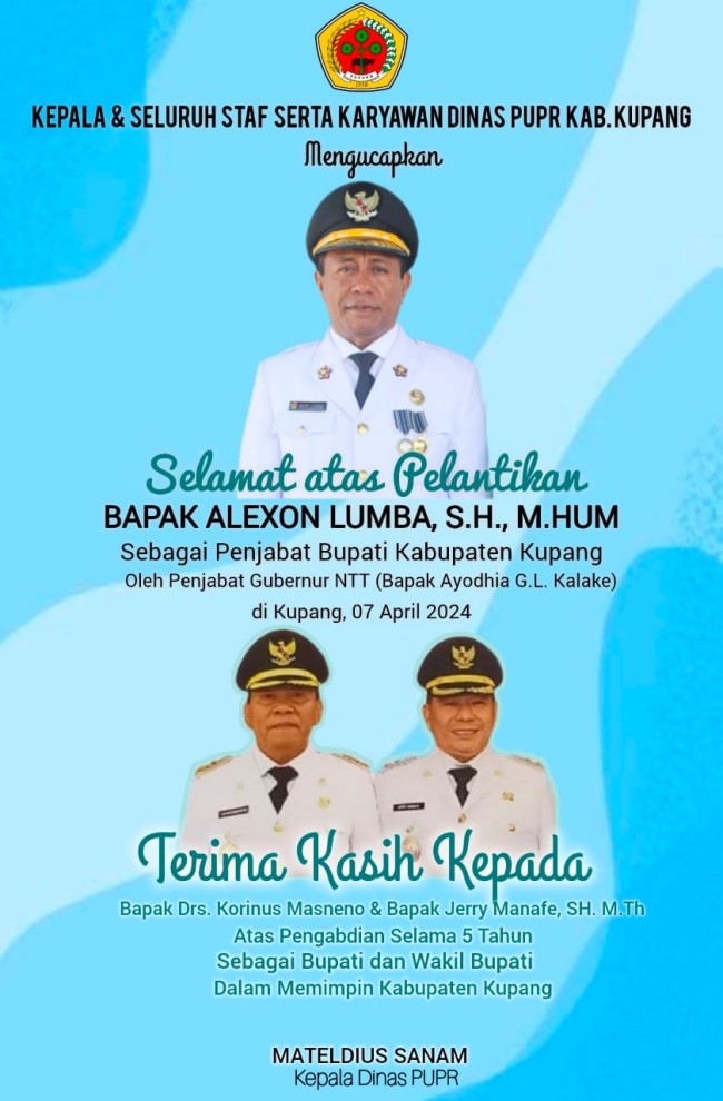 Dinas PUPR Kab.Kupang