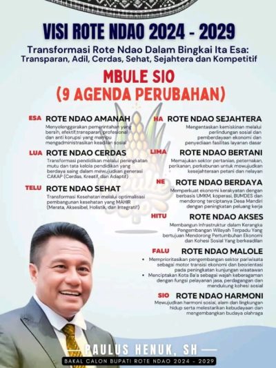 Paulus Henuk Tegaskan Komitmen Bersihkan Rote Ndao dari KKN: Ini 9 Agenda Perubahan.! 2 IMG 20240513 WA0001 e1715682850985