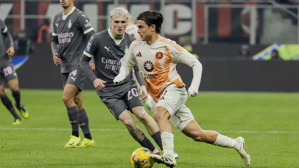 Drama San Siro: Milan dan Roma Berbagi Poin di Pengujung 2024 6 ac milan vs as roma liga italia serie a paulo dybala 169