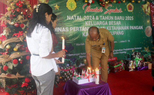 Momentum Syukuran Natal 2024, Dinas Pertanian Kupang Kukuhkan Petani Milenial untuk Swasembada Pangan 2 IMG 20250113 WA0006