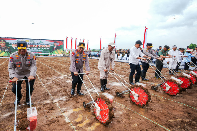 Polres Kupang Beraksi: 1.742 Hektar Lahan Disiapkan untuk Jagung Hibrida 5 IMG 20250122 WA0014