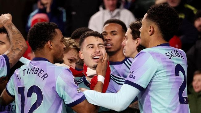 Comeback Gemilang! Arsenal Hancurkan Brentford di Derbi London 8 brentford vs arsenal 4 169