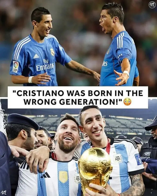 Angel Di Maria Sindir Cristiano Ronaldo: "Dia Lahir di Generasi yang Salah" 10 1739832928130