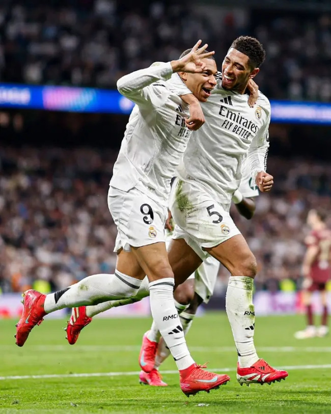 Real Madrid vs Manchester City: Hat-trick Mbappe Bawa El Real Lolos ke 16 Besar Liga Champions 5 1740005771337