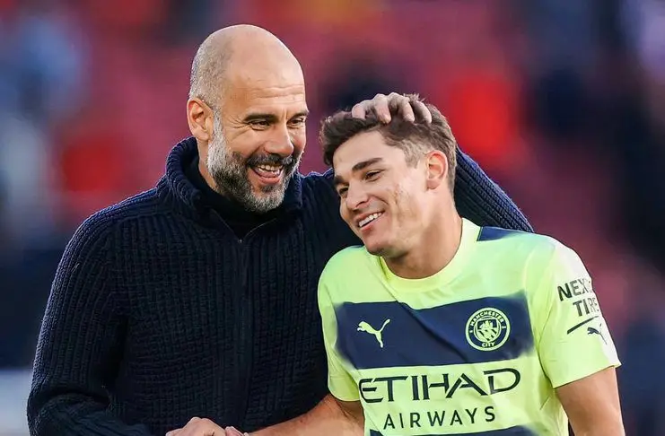 Pep Guardiola Menyesal atas Kepergian Julian Alvarez ke Atletico Madrid 10 Pep Guardiola Persilahkan Julian Alvarez Pergi @FabrizioRomano