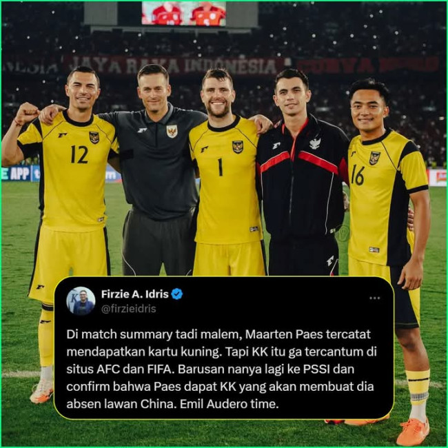 Emil Audero Mulyadi Berpeluang Debut di Laga Indonesia vs China? Ini Faktanya! 2 FB IMG 1742973741581