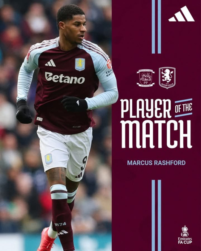 Marcus Rashford Sindir Ruben Amorim Usai Jadi Bintang Kemenangan Aston Villa di Piala FA 2 FB IMG 1743505826876