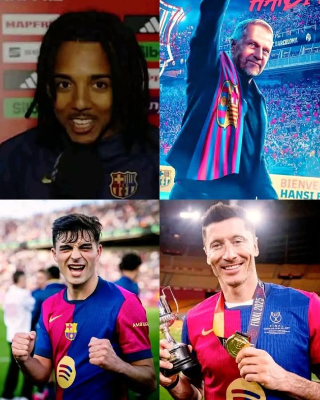 Jules Koundé Puji Hansi Flick Usai Barcelona Kalahkan Real Madrid di Final Copa del Rey 7 FB IMG 1745796027405