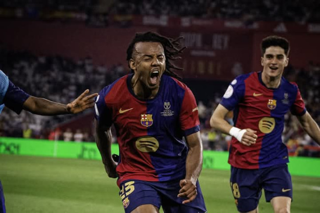 Kounde Ikuti Jejak Legenda Barcelona dengan Gol Bersejarah di Final 4 FB IMG 1745881557387