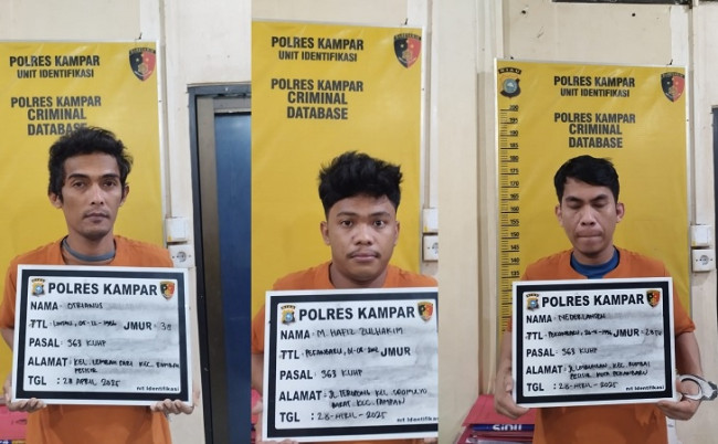 11 Tahanan Kabur dari Sel Polres Kampar, Diduga Terlibat Narkoba dan Curat 1 3 dari 11 tahanan kabur