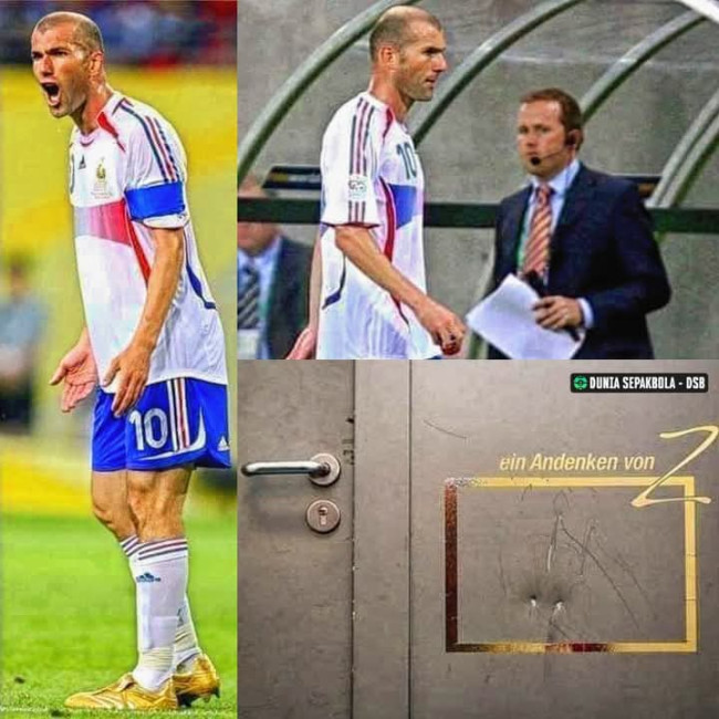 Zinedine Zidane Tendang Pintu di Piala Dunia 2006: Kini Dibingkai Emas di Leipzig! 1 FB IMG 1746097505815