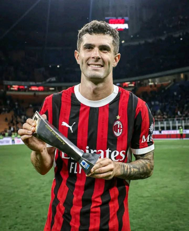 Christian Pulisic Menggila di AC Milan: 35 Gol, 21 Assist, dan 42 Kali Man of the Match! 1 FB IMG 1747094247318