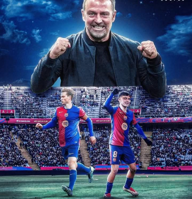 Pedri dan Frenkie de Jong Jadi Kunci Sukses Barcelona Era Hansi Flick 5 FB IMG 1747268924131