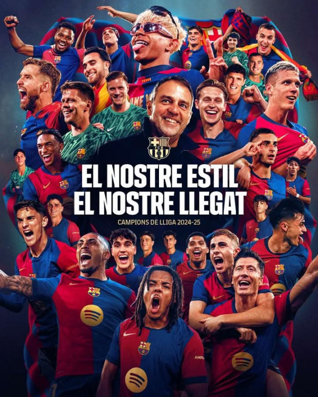RESMI: Barcelona Juara Liga Spanyol 2025, Raih Gelar ke-28 Sepanjang Sejarah 2 FB IMG 1747370313592