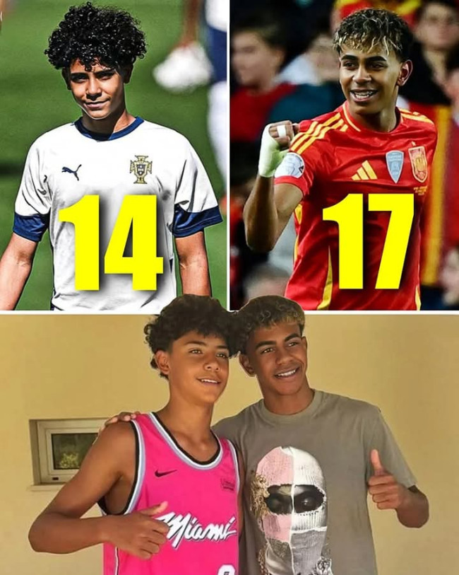 Lamine Yamal Hanya 3 Tahun Lebih Tua dari Cristiano Ronaldo Jr! Rivalitas Baru Sepak Bola Dunia? 4 FB IMG 1747397246811