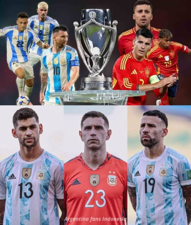 Finalissima Argentina vs Spanyol Digelar Maret 2026, Tempat Masih Belum Diputuskan 1 FB IMG 1747548070385