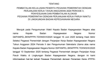 Keputusan Mengejutkan: BKN Batalkan Kelulusan PPPK 2024 Periode II! Ada Apa di Baliknya? 5 keputusan-mengejutkan-bkn-batalkan-kelulusan-pppk-2024-periode-ii-ada-apa-di-baliknya