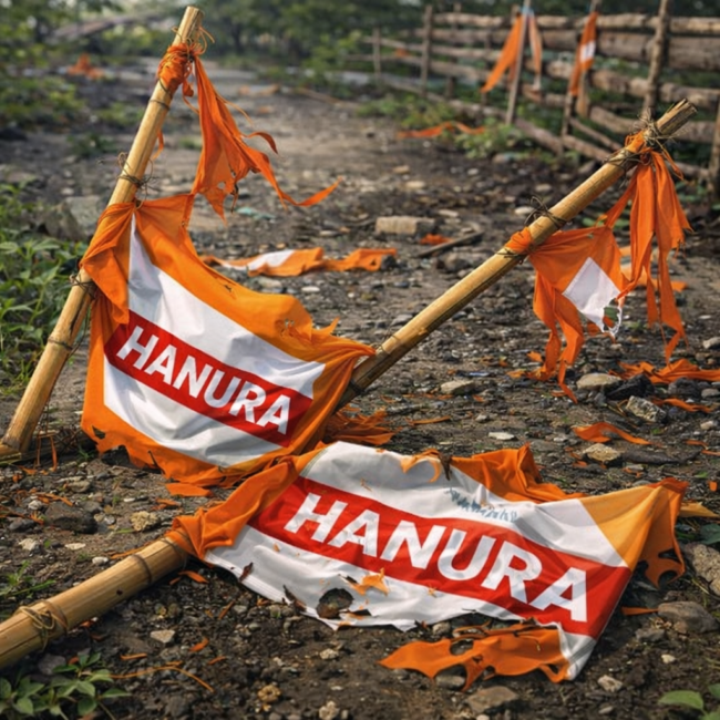 Foto Ilustrasi (Bendera Hanura Dirusaki)