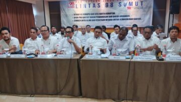 lintas-98-sumut-kepemimpinan-presiden-prabowo-dinilai-mulai-mengarahkan-demokrasi-menuju-pemerataan-kesejahteraan